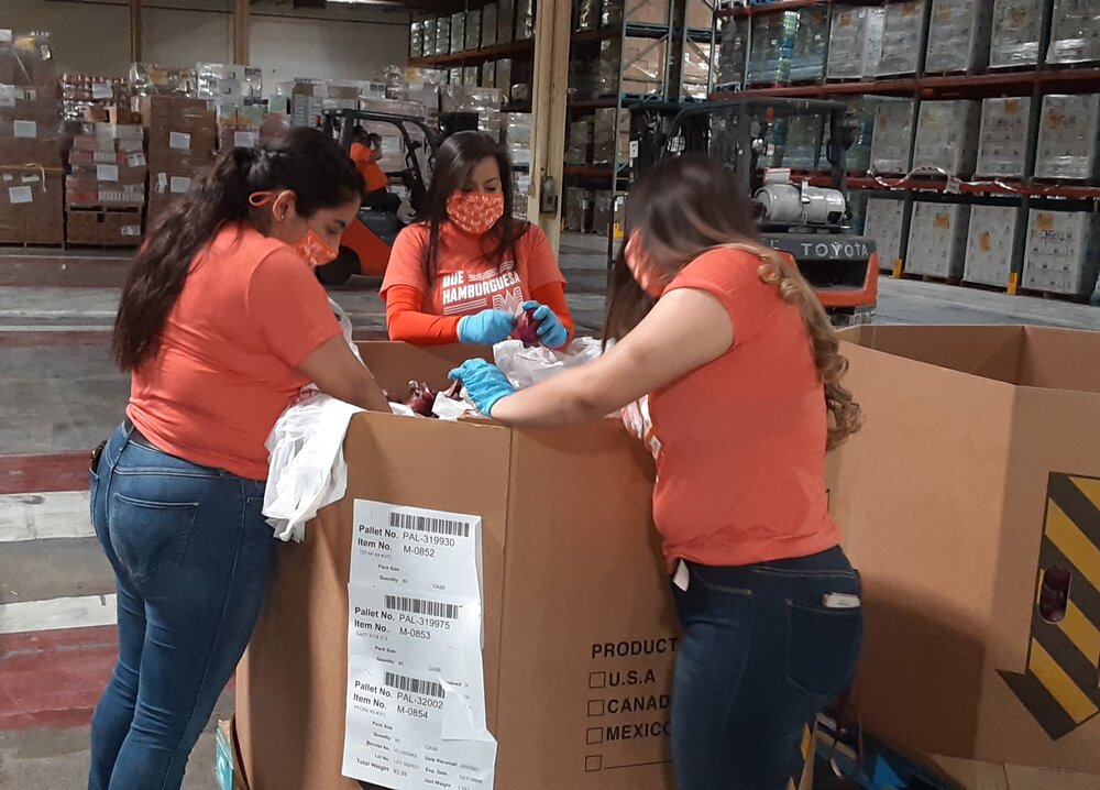 Thank you volunteers from Whataburger