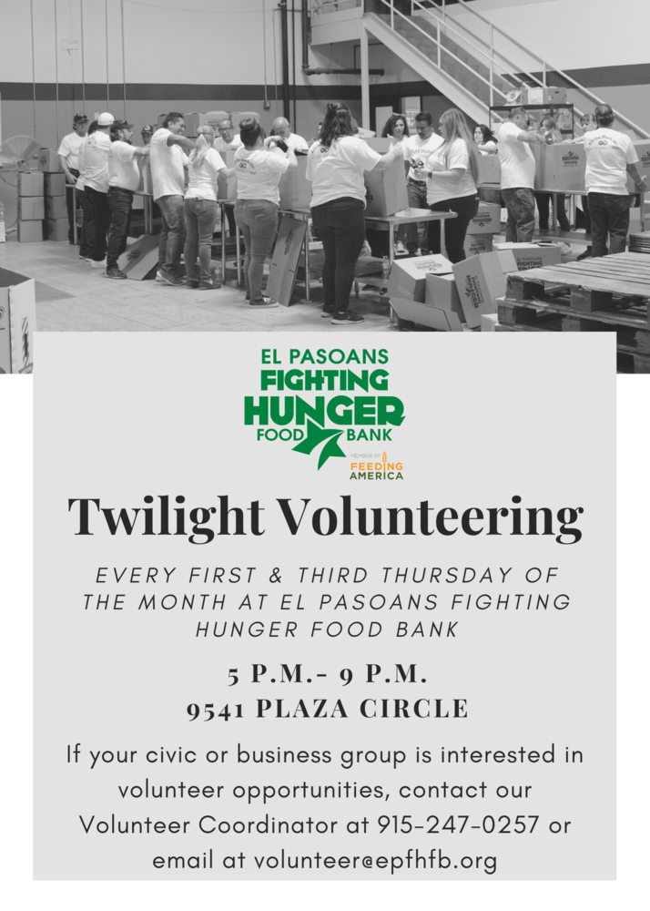 Twilight Hour Volunteer Opportunities