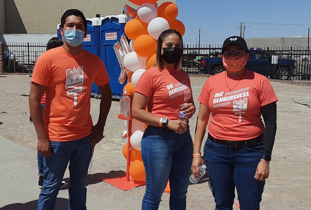 Whataburger Treats Staff and Volunteers 